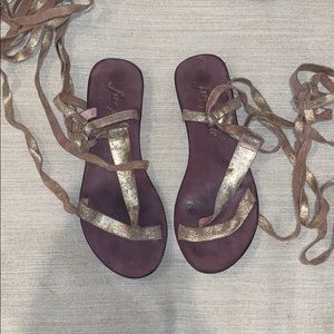 Free people gladiator sandals